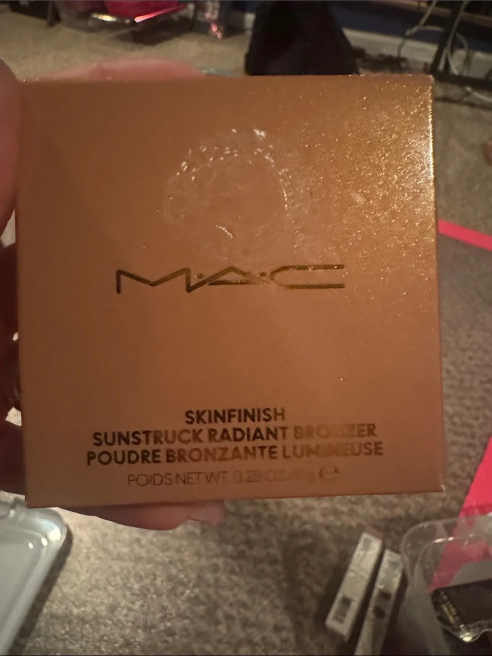 BNIB MAC Skinfinish Sunstruck Radiant Bronzer Powder in Radiant Light Rosy